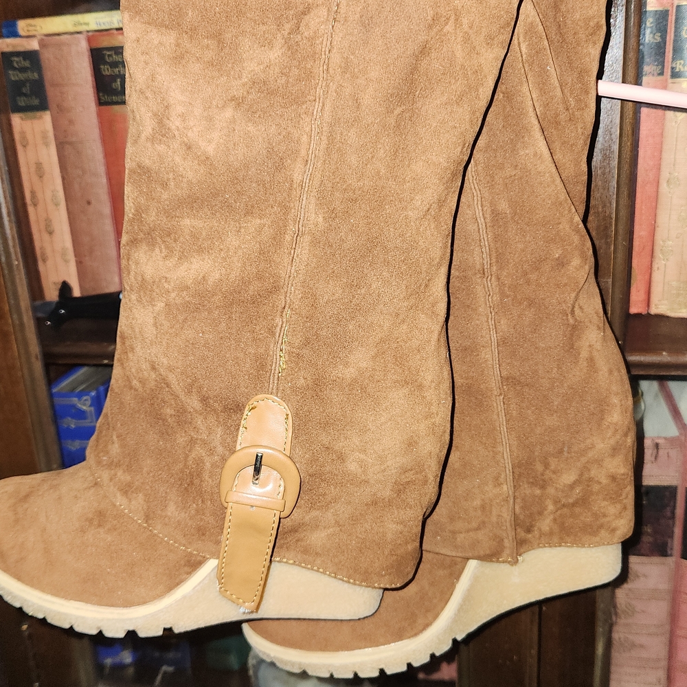 Brown Suede Women's Boots